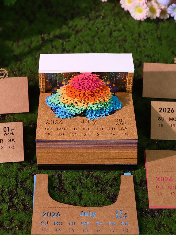 3D Calendar 2026 - Tree of Chakra - 3D Calendar