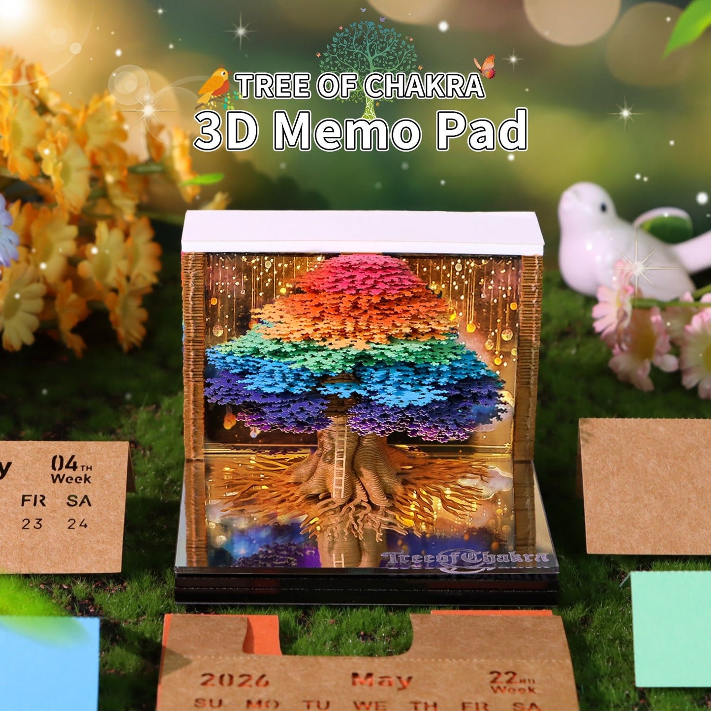3D Calendar 2026 - Tree of Chakra - 3D Calendar