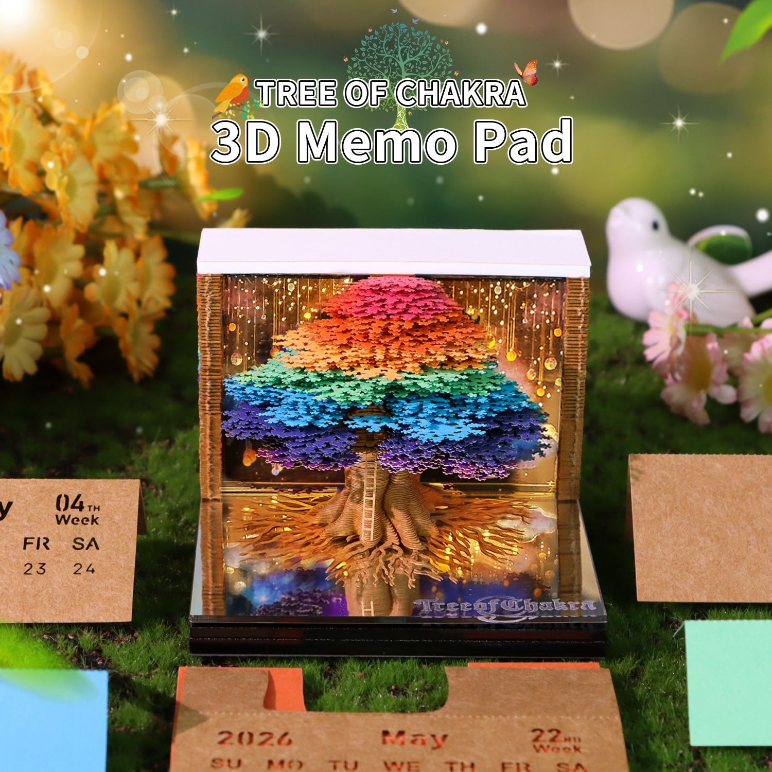 3D Calendar 2026 - Tree of Chakra - 3D Calendar
