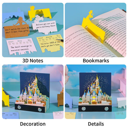 3D Calendar 2027 - Cinderella Castle - 3D Calendar