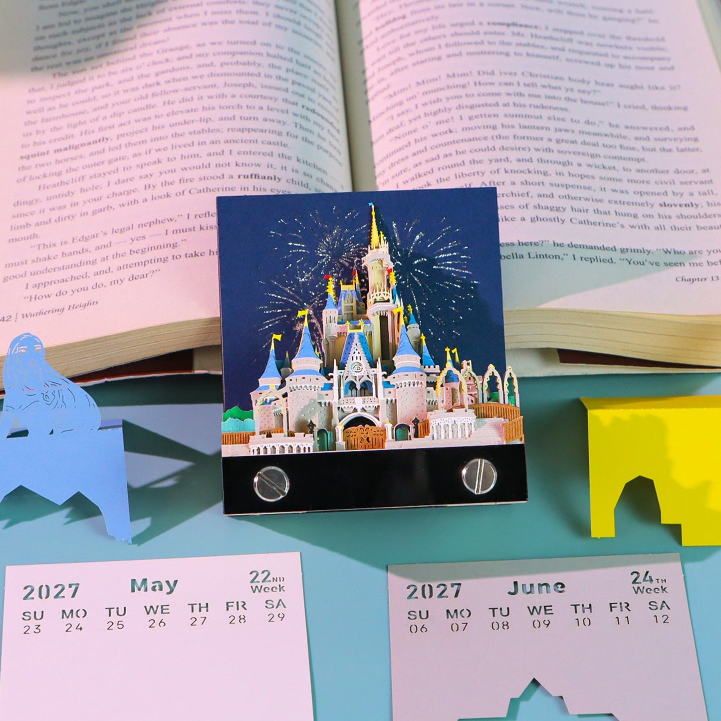 3D Calendar 2027 - Cinderella Castle - 3D Calendar