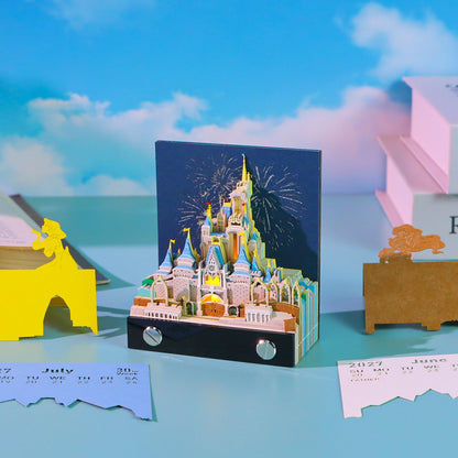 3D Calendar 2027 - Cinderella Castle - 3D Calendar