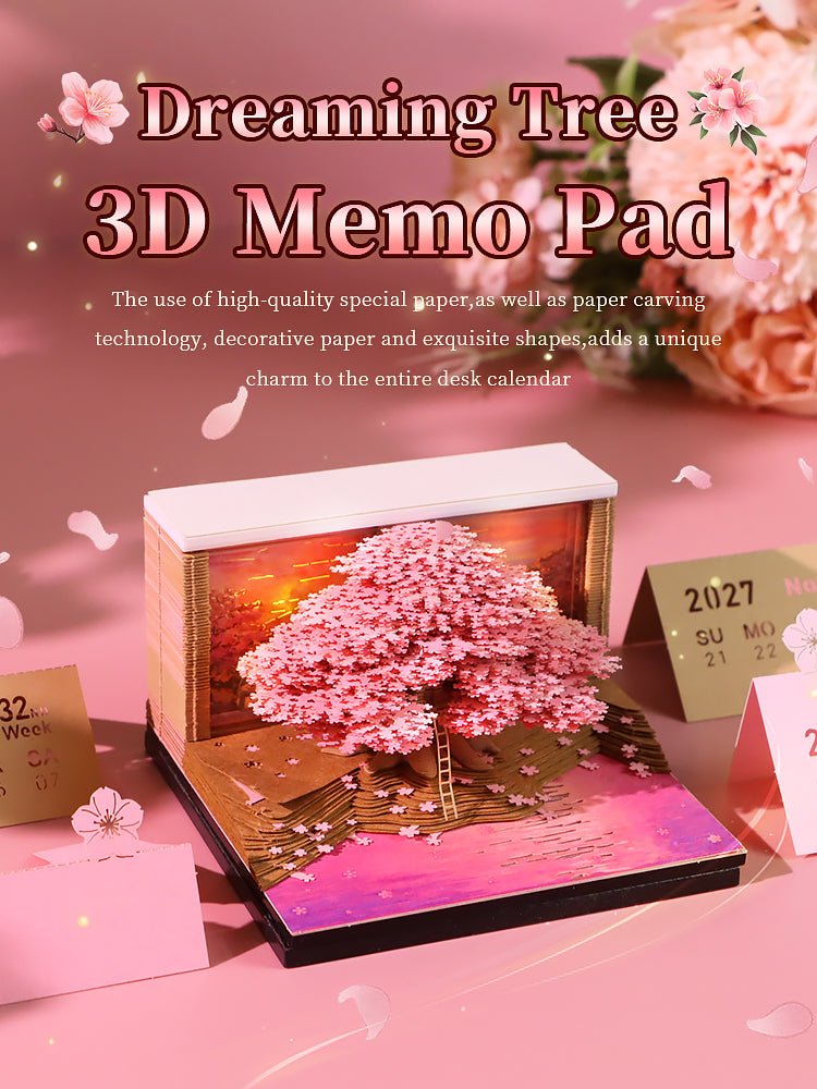 3D Calendar 2027 - Dreaming Tree - 3D Calendar