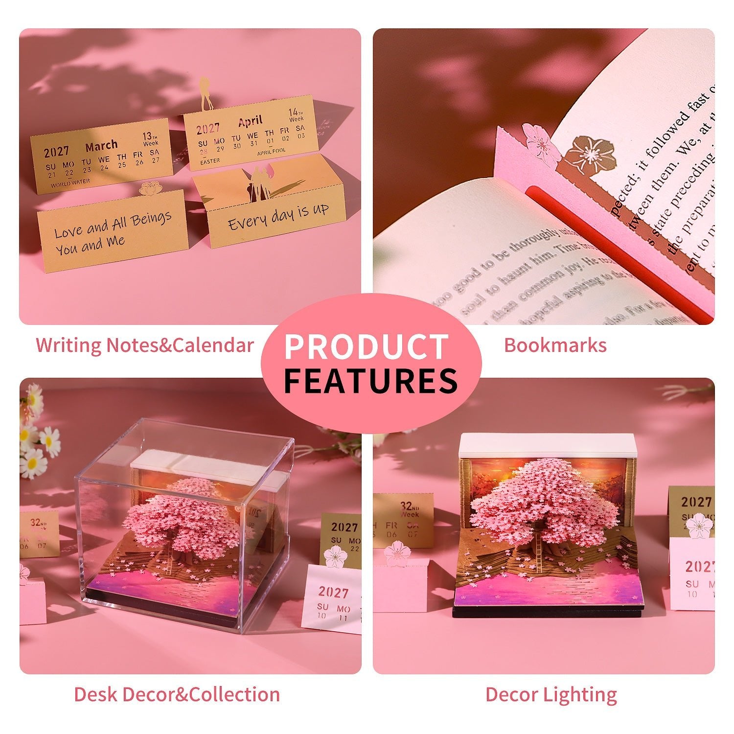 3D Calendar 2027 - Dreaming Tree - 3D Calendar
