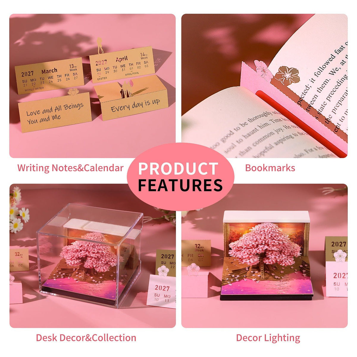 3D Calendar 2027 - Dreaming Tree - 3D Calendar