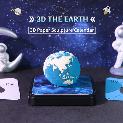 3D Calendar 2027 - Earth - 3D Calendar