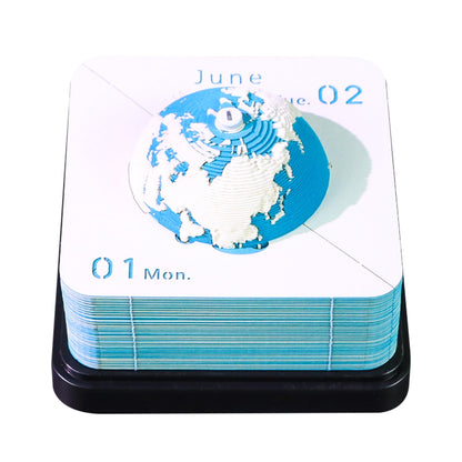 3D Calendar 2027 - Earth - 3D Calendar