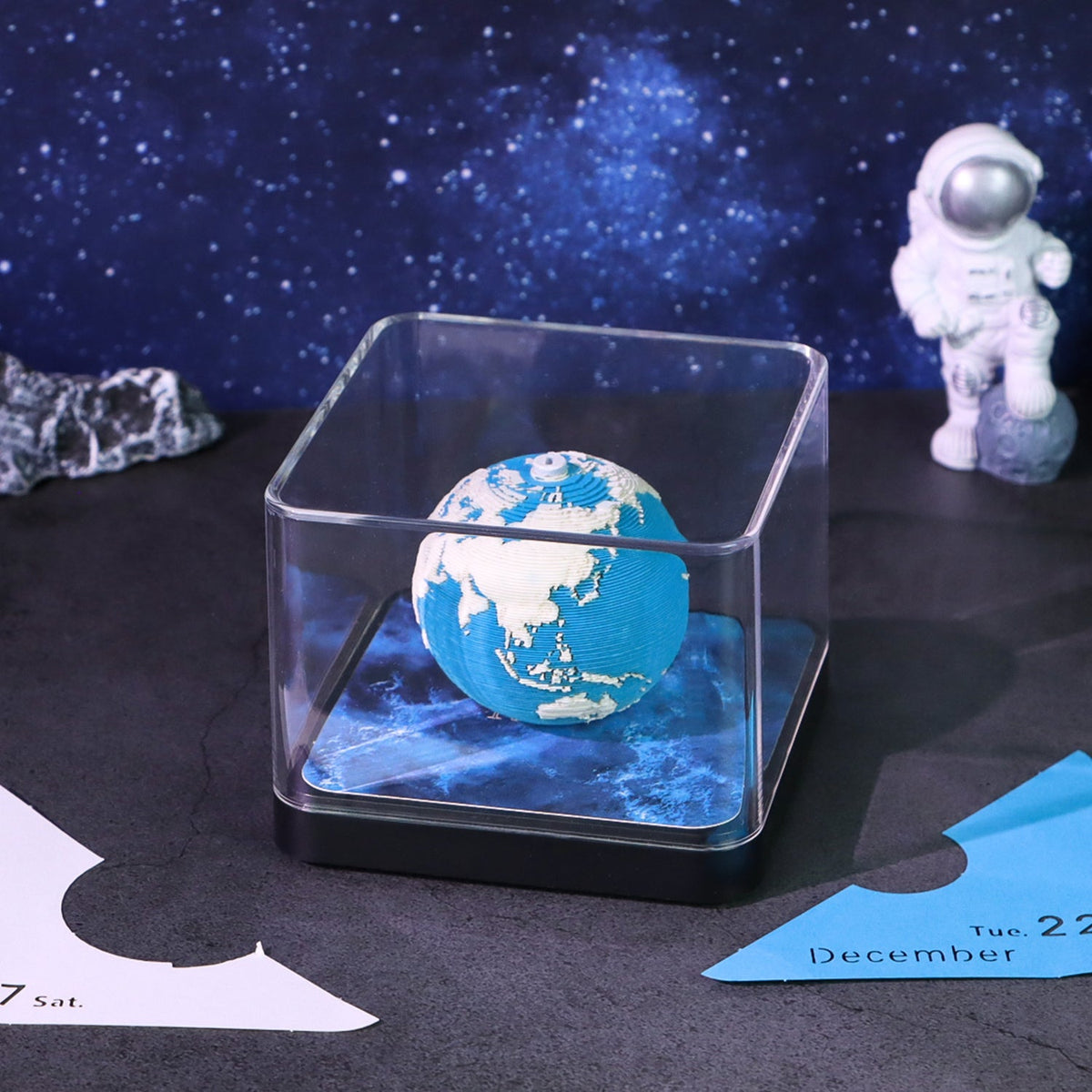 3D Calendar 2027 - Earth - 3D Calendar