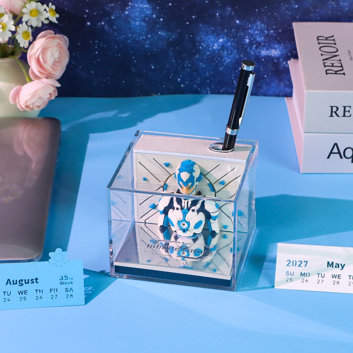 3D Calendar 2027 - Infinite Future - 3D Calendar