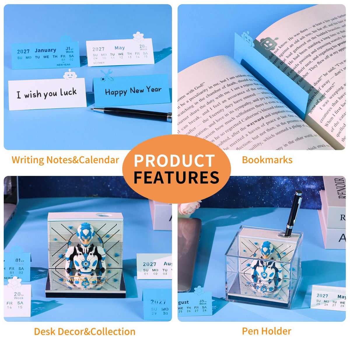 3D Calendar 2027 - Infinite Future - 3D Calendar