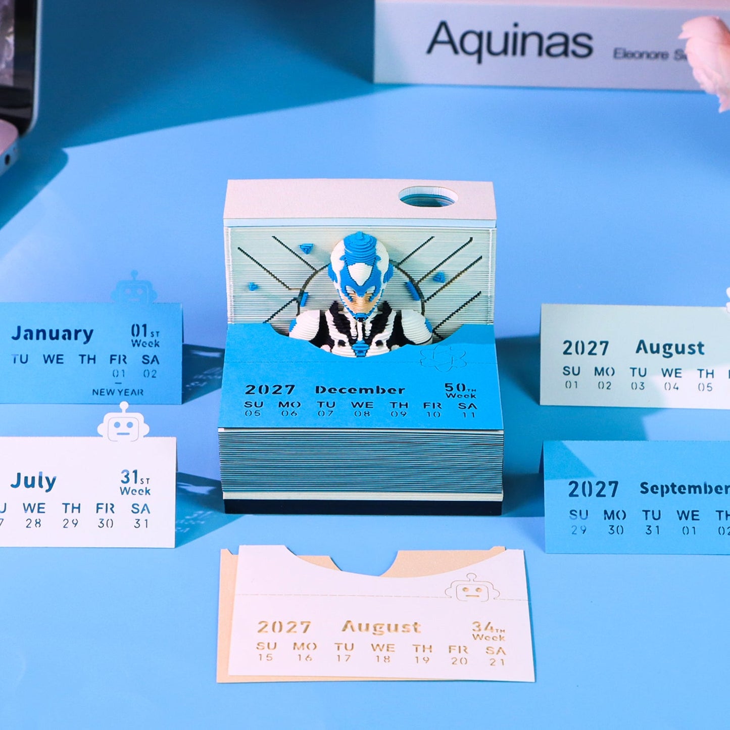 3D Calendar 2027 - Infinite Future - 3D Calendar