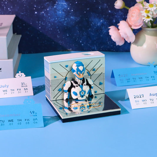 3D Calendar 2027 - Infinite Future - 3D Calendar