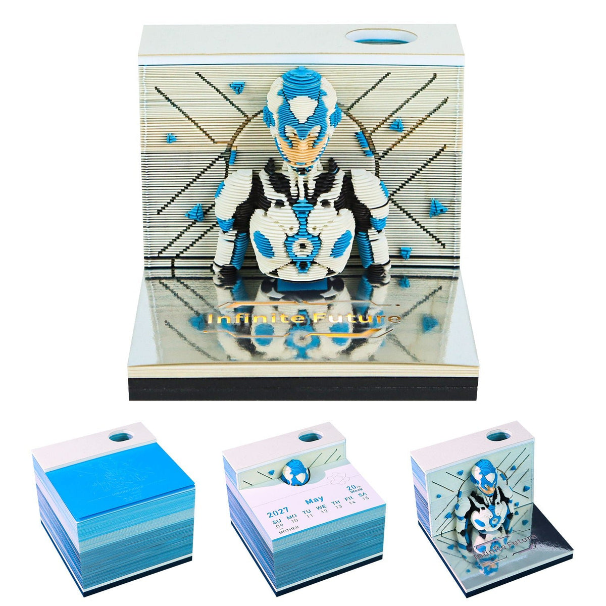 3D Calendar 2027 - Infinite Future - 3D Calendar