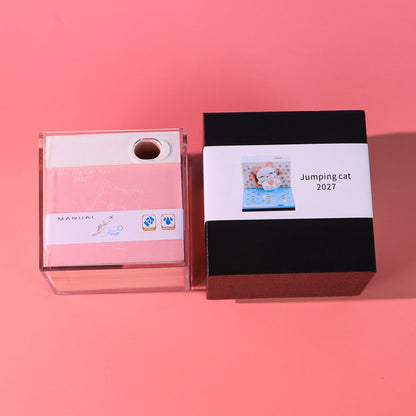 3D Calendar 2027 - Jumping Cat - 3D Calendar