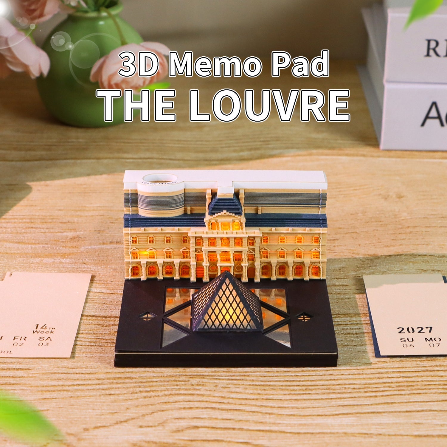 3D Calendar 2027 - Louvre - 3D Calendar