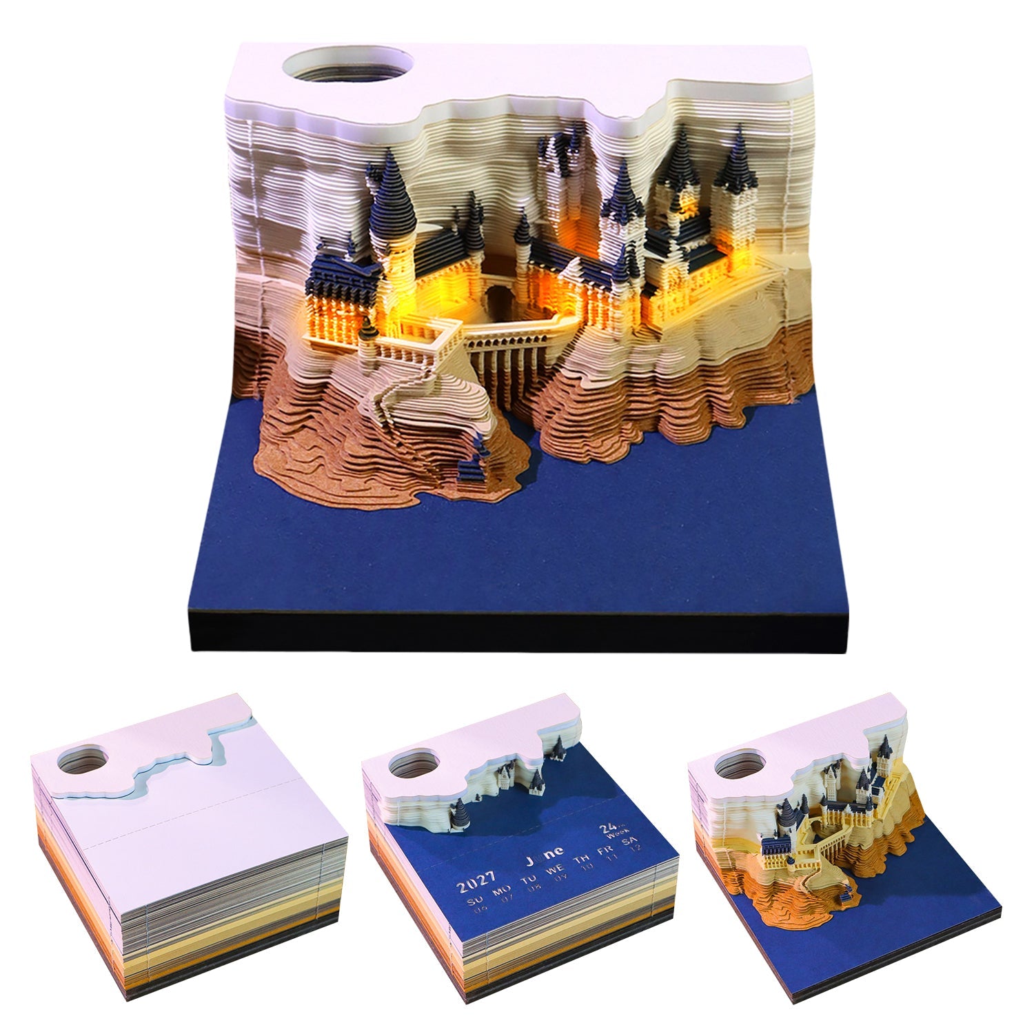 3D Calendar 2027 - Magic Castle - 3D Calendar