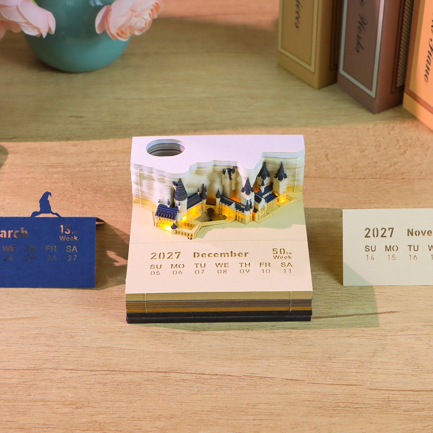 3D Calendar 2027 - Magic Castle - 3D Calendar