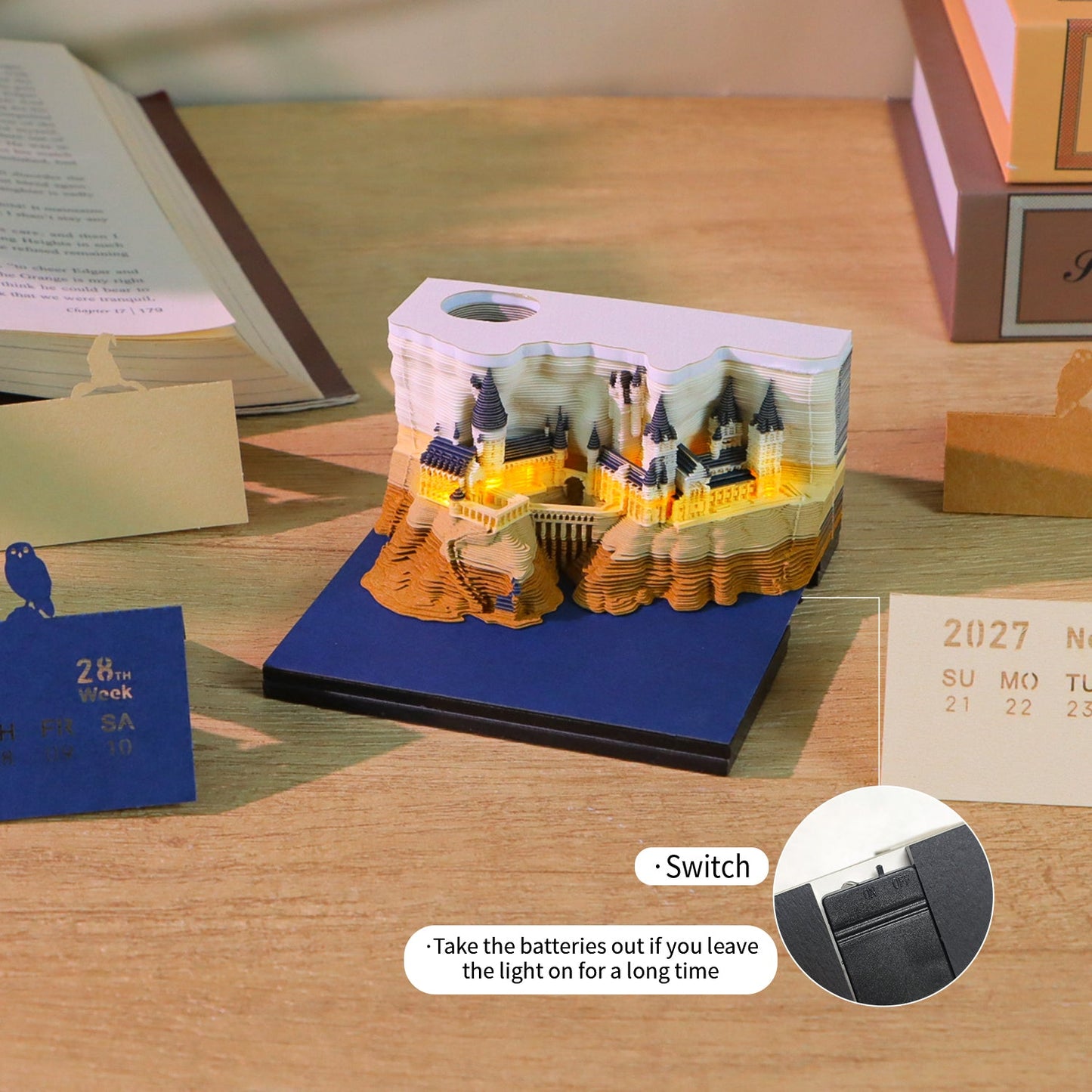 3D Calendar 2027 - Magic Castle - 3D Calendar