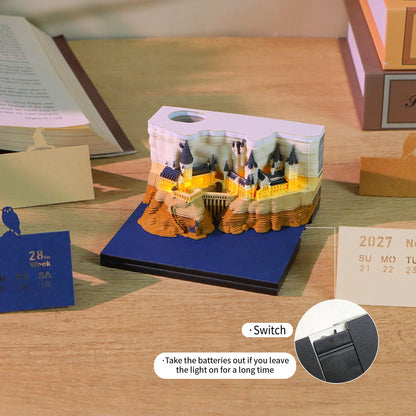 3D Calendar 2027 - Magic Castle - 3D Calendar