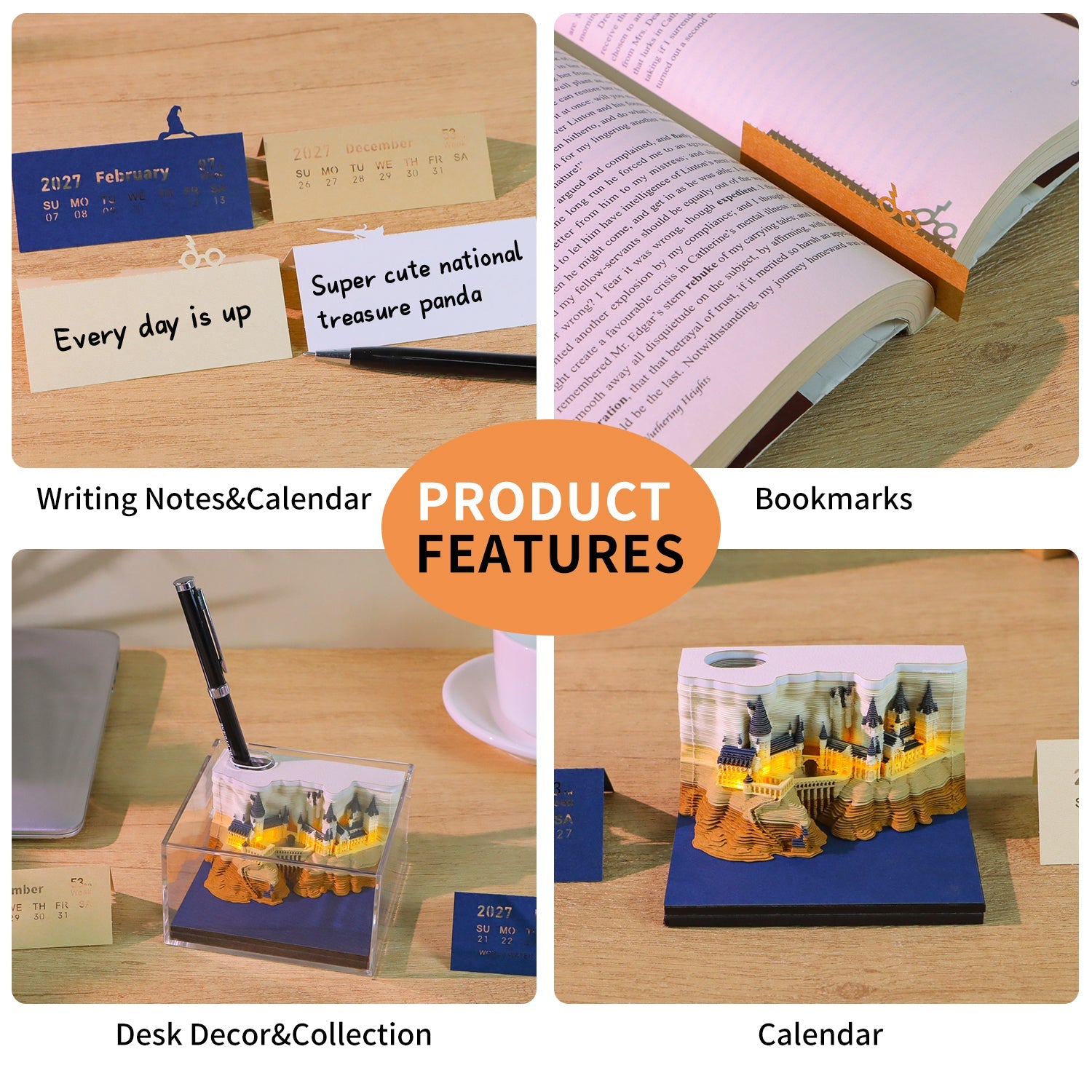 3D Calendar 2027 - Magic Castle - 3D Calendar