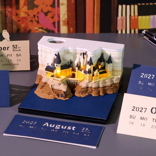 3D Calendar 2027 - Magic Castle - 3D Calendar