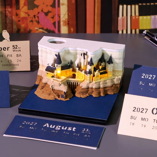 3D Calendar 2027 - Magic Castle - 3D Calendar