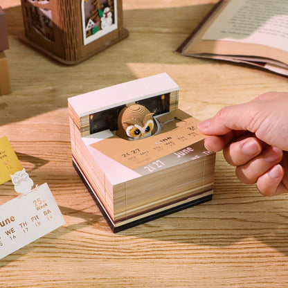 3D Calendar 2027 - Magic Owl - 3D Calendar
