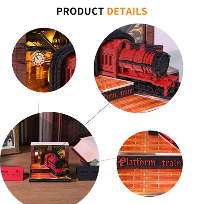 3D Calendar 2027 - Magic Platform Train - 3D Calendar