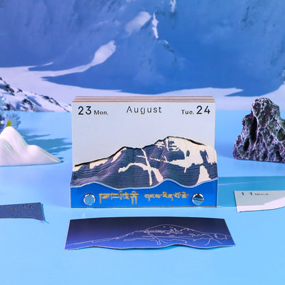 3D Calendar 2027 - Mount Kailash - 3D Calendar
