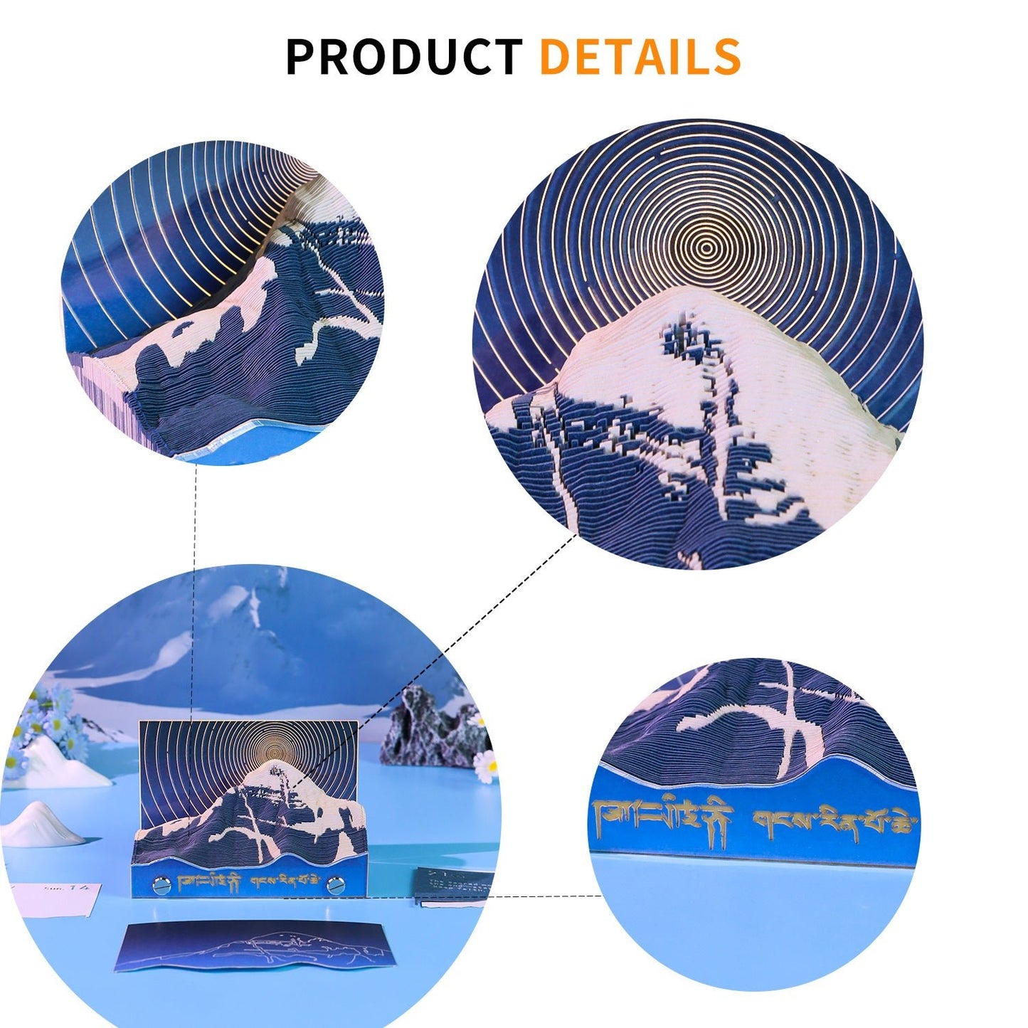 3D Calendar 2027 - Mount Kailash - 3D Calendar