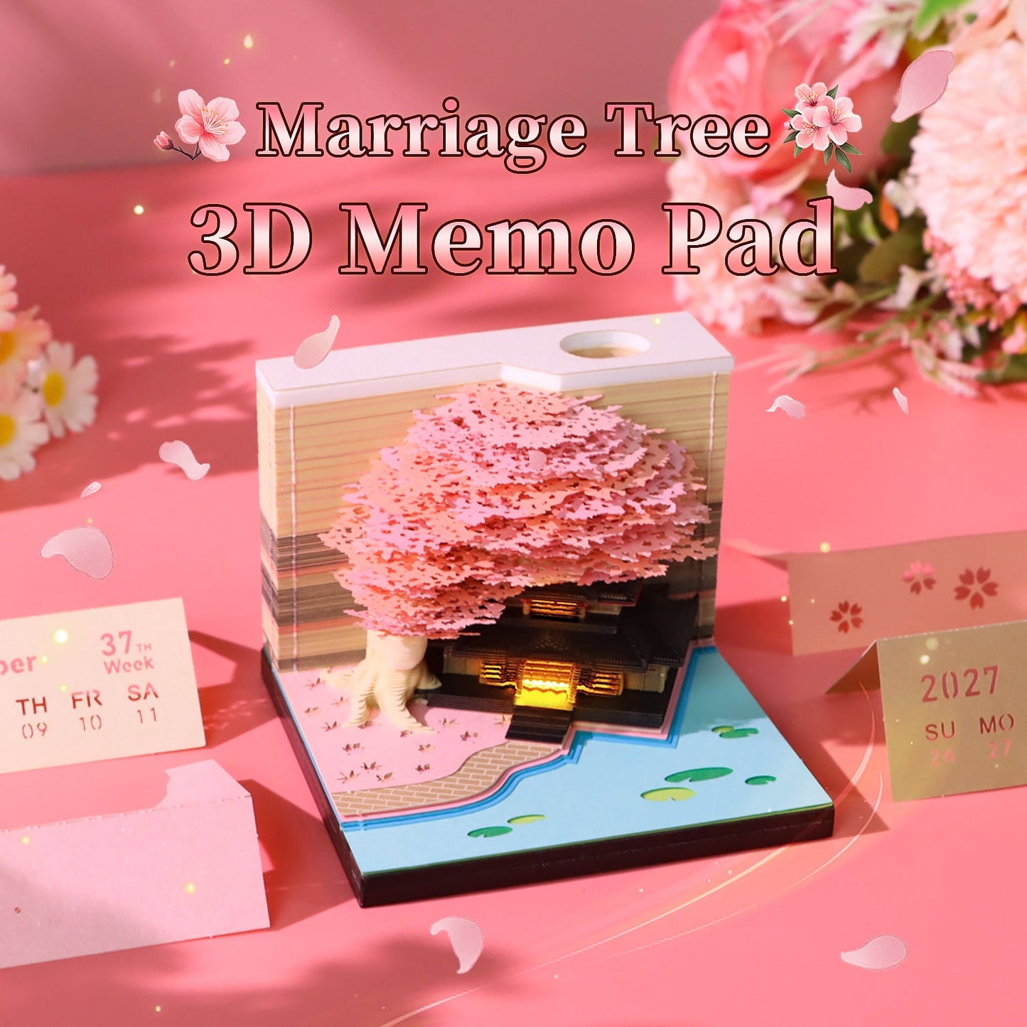 3D Calendar 2027 - Tree House B - 3D Calendar