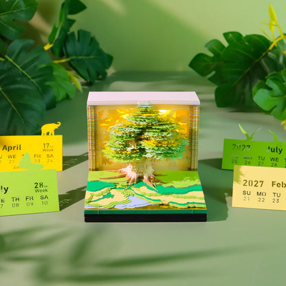 3D Calendar 2027 - Tree House D - 3D Calendar