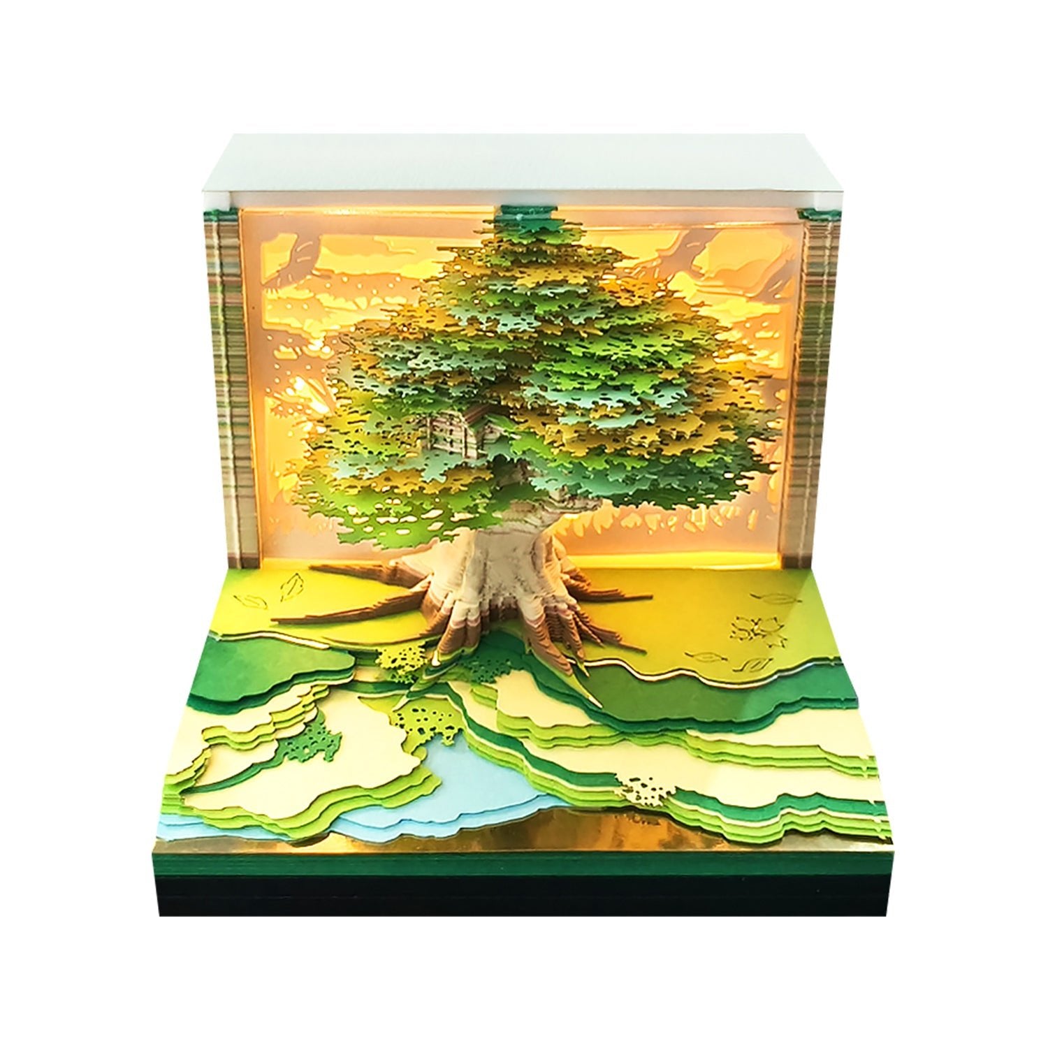 3D Calendar 2027 - Tree House D - 3D Calendar