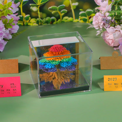 3D Calendar 2027 - Tree of Chakra - 3D Calendar