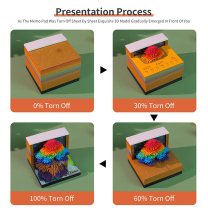 3D Calendar 2027 - Tree of Chakra - 3D Calendar