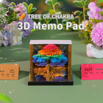 3D Calendar 2027 - Tree of Chakra - 3D Calendar