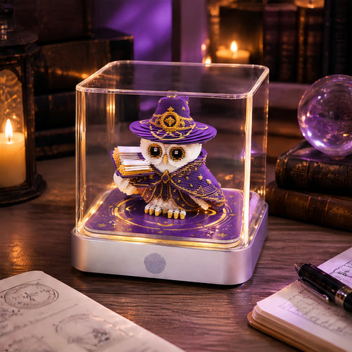 3D Calendar 2027 - Wizard Owl - 3D Calendar