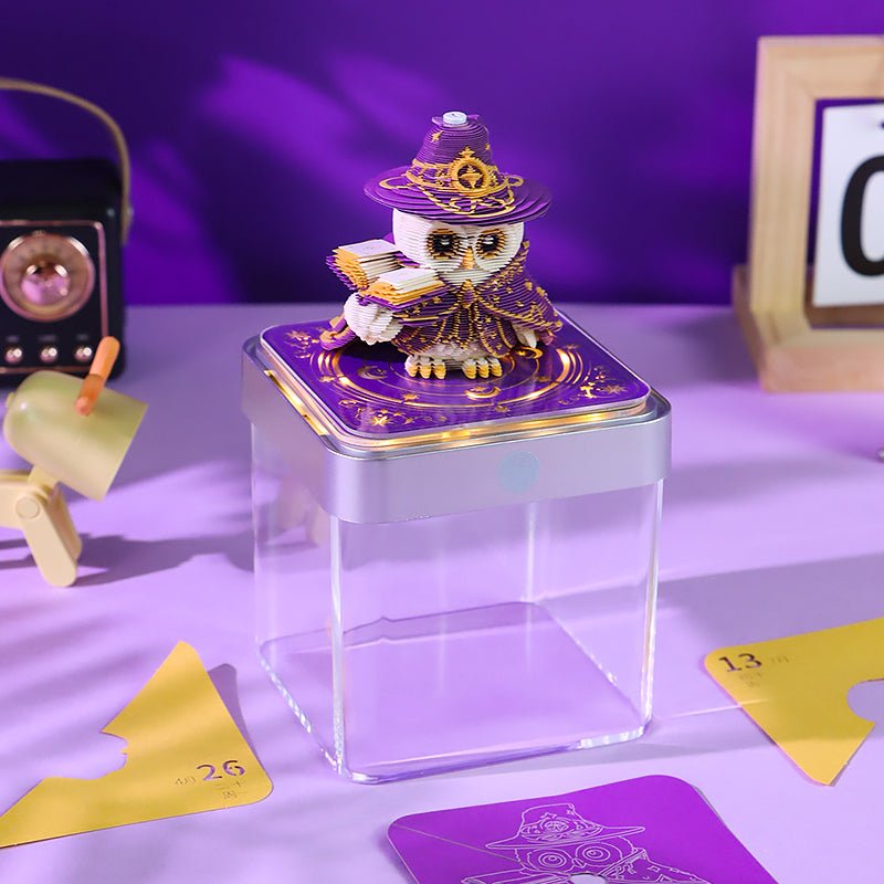 3D Calendar 2027 - Wizard Owl - 3D Calendar