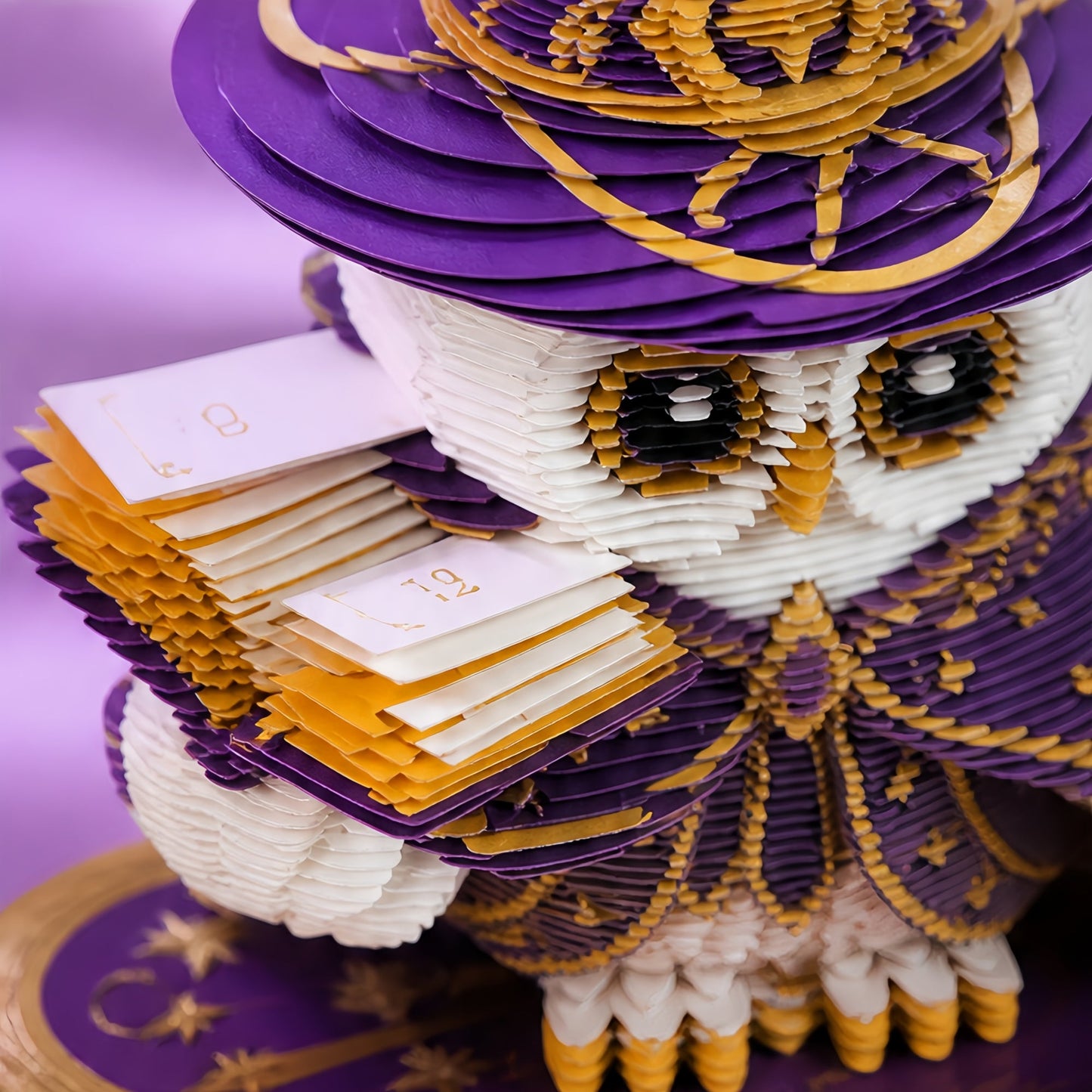 3D Calendar 2027 - Wizard Owl - 3D Calendar