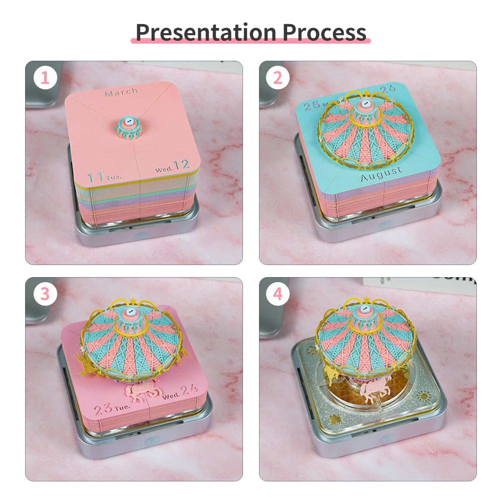 3D Calendar 2026 - Carousel - 3D Calendar