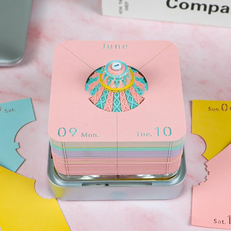 3D Calendar 2026 - Carousel - 3D Calendar