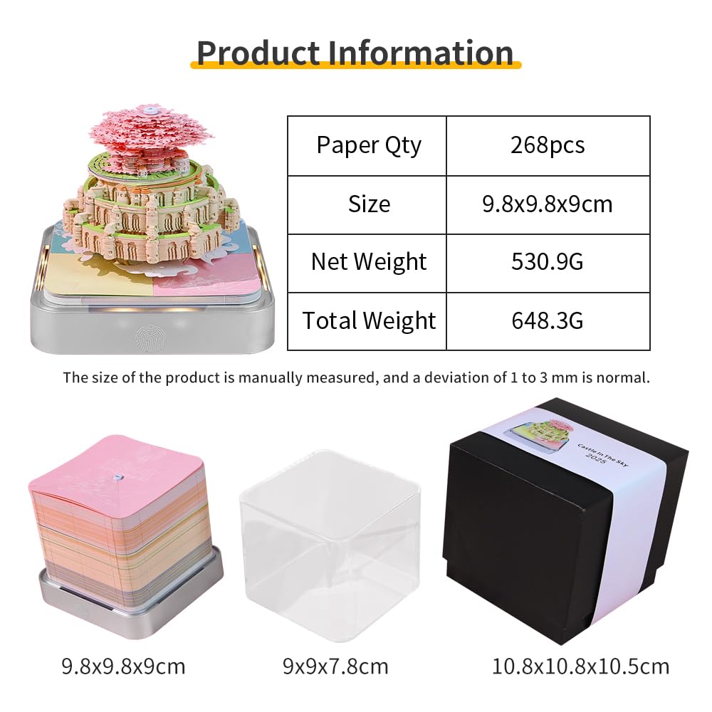 3D Calendar 2026 - Castle in Sky - 3D Calendar