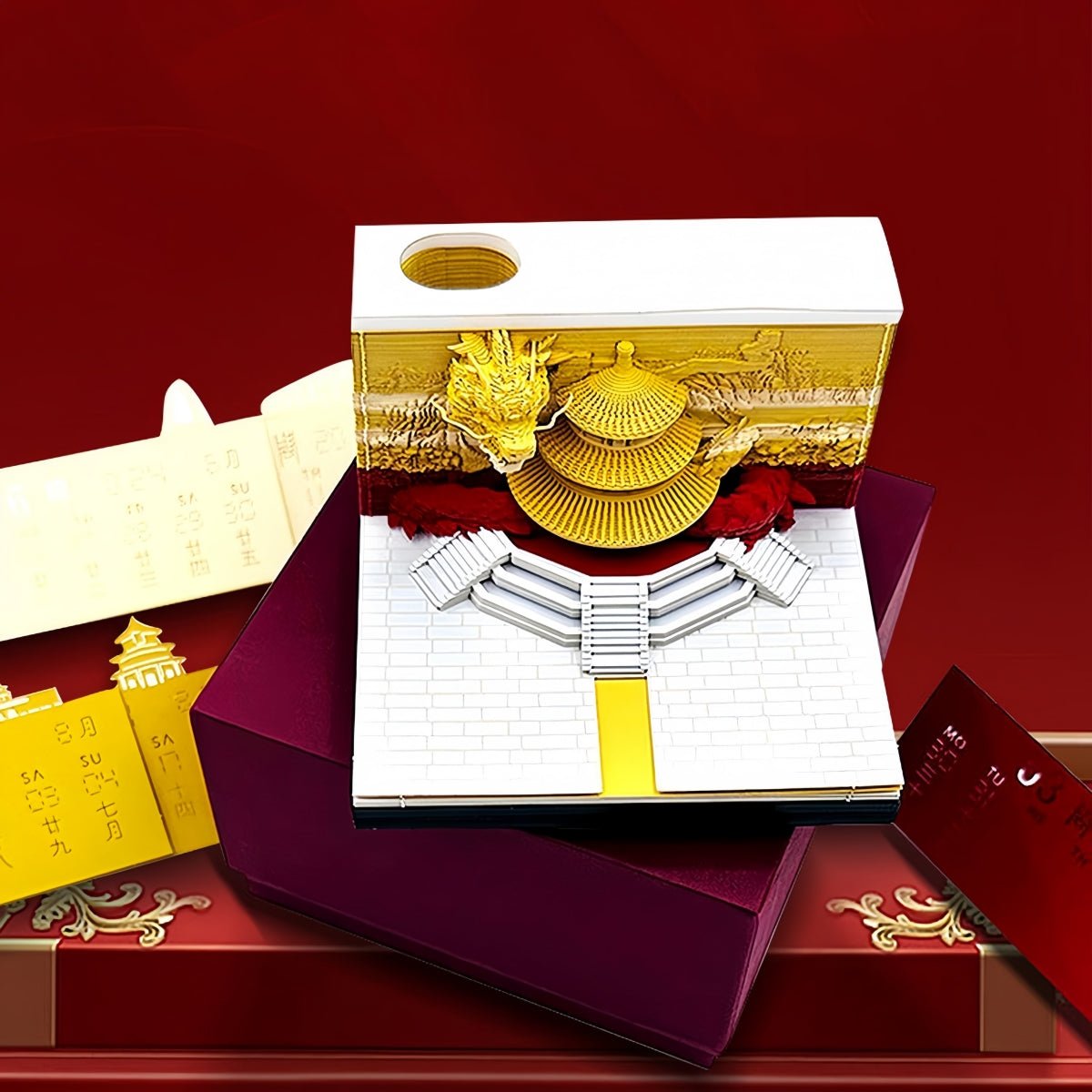 3D Calendar - Chinese Dragon - 3D Calendar