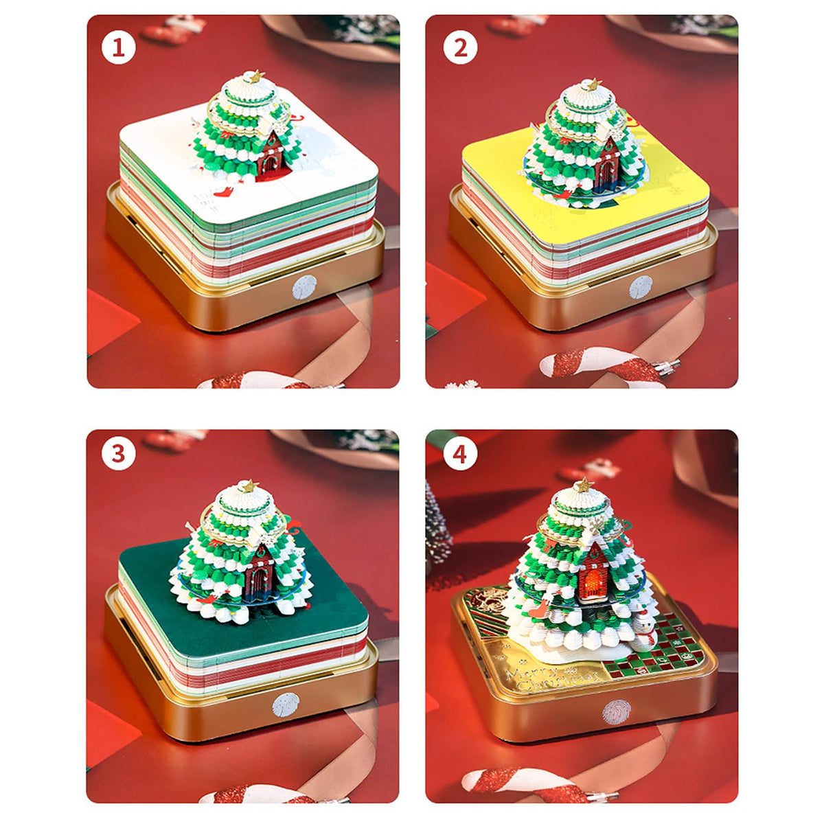 3D Calendar 2026 - Christmas Tree B - 3D Calendar