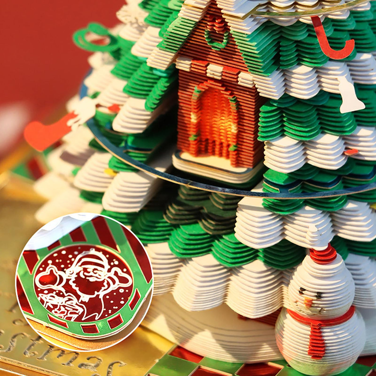 3D Calendar 2026 - Christmas Tree B - 3D Calendar