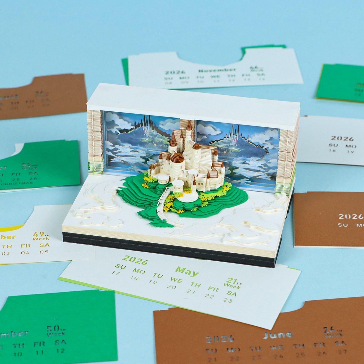 3D Calendar - City in Sky - 3D Calendar