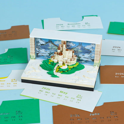 3D Calendar - City in Sky - 3D Calendar