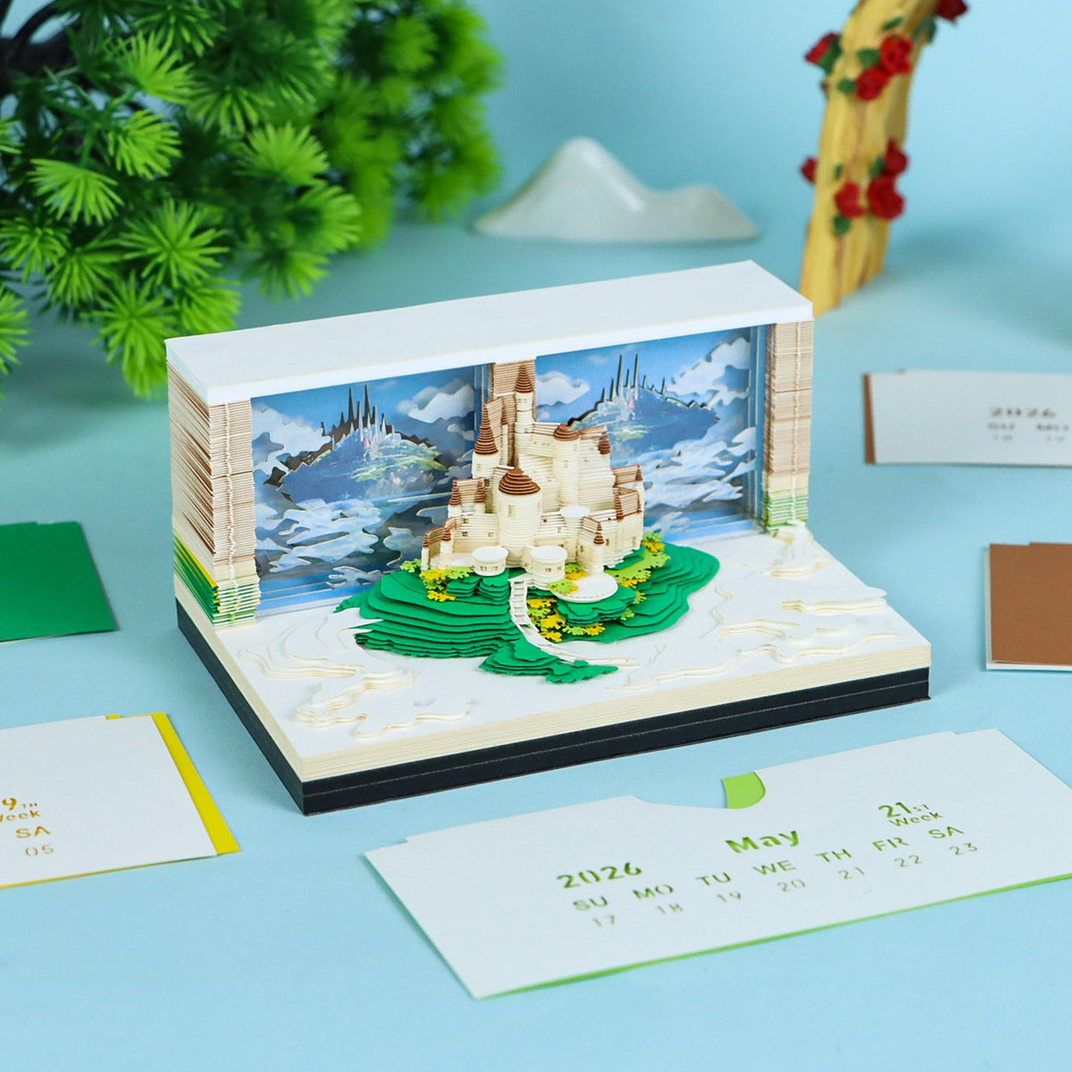 3D Calendar - City in Sky - 3D Calendar
