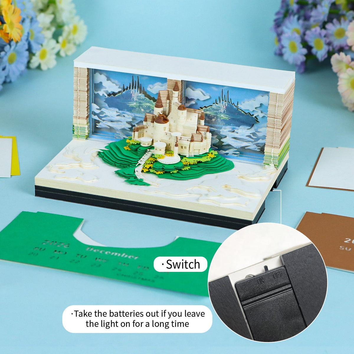 3D Calendar - City in Sky - 3D Calendar