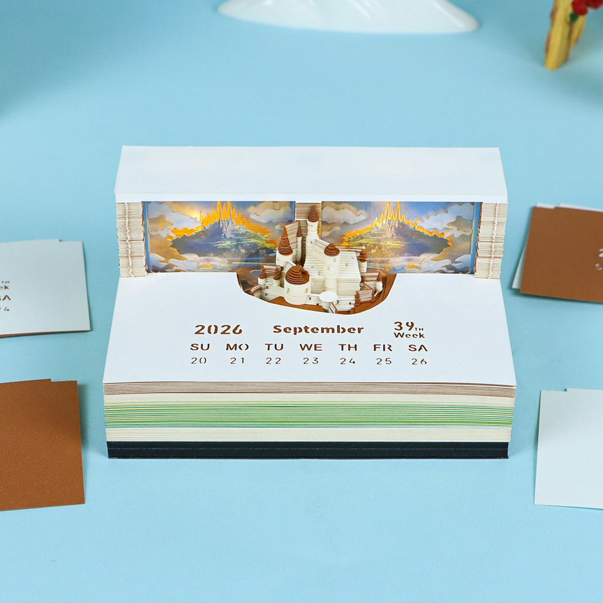 3D Calendar - City in Sky - 3D Calendar